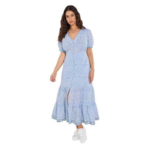 Joe Browns maxi abito da donna in cotone floreale con orlo pieno