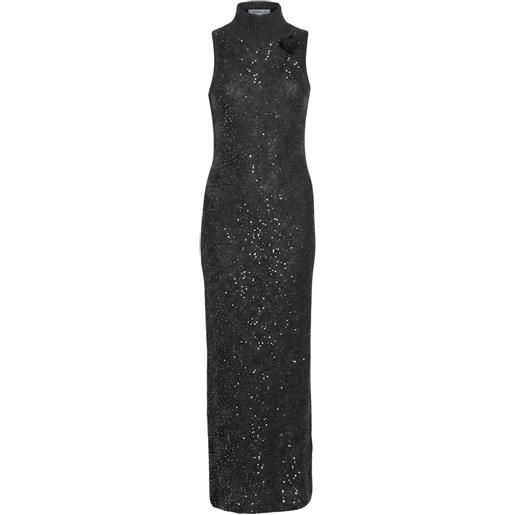 MARELLA - vestito in maglia - grigio