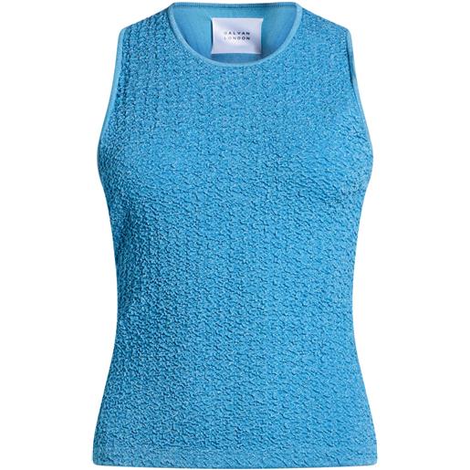 GALVAN London - top - azzurro