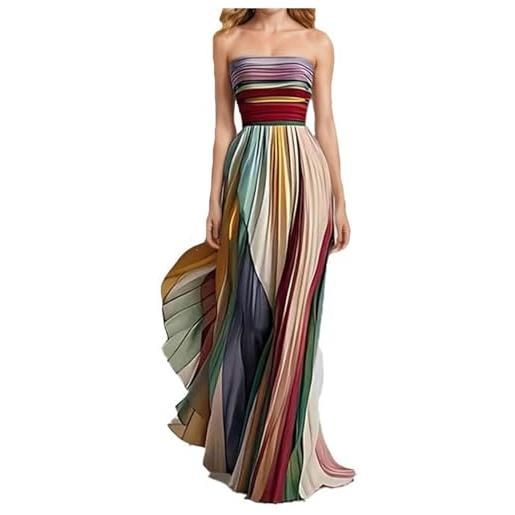 Generic maxi abiti da donna, abiti lunghi gradiente, elegante abito da tramonto da spiaggia elegante abito da dama