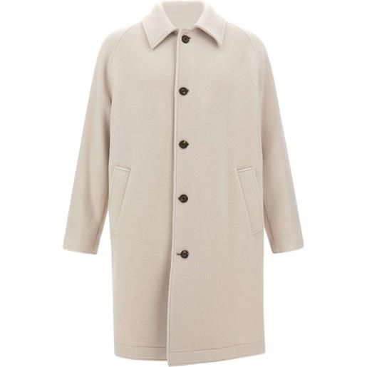 Eleventy cappotto con maniche raglan - toni neutri