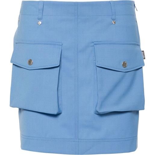 MOSCHINO JEANS minigonna con tasche - blu