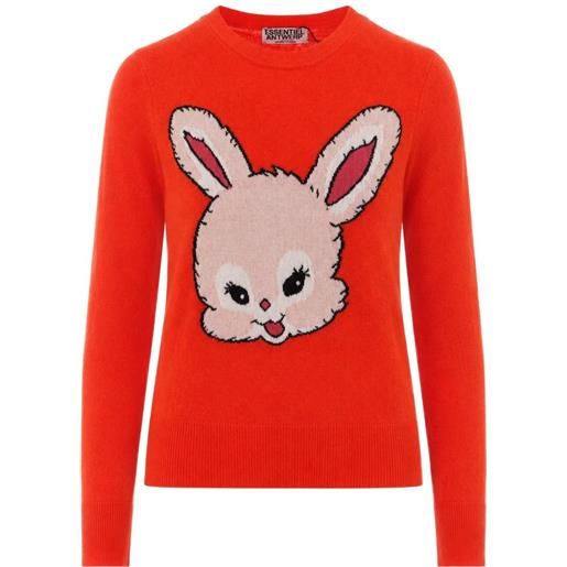 Essentiel Antwerp maglione con ricamo - rosso
