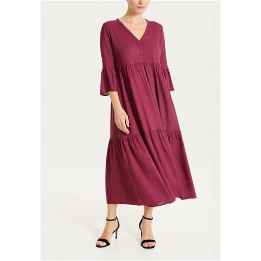 Ragno abito donna manica 3/4 mussola viscosa estiva ds10dg