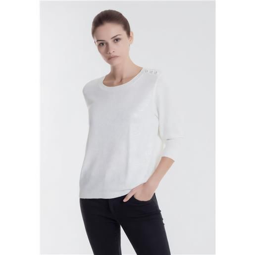 Premode maglia donna cotone lurex manica lunga art. 456100