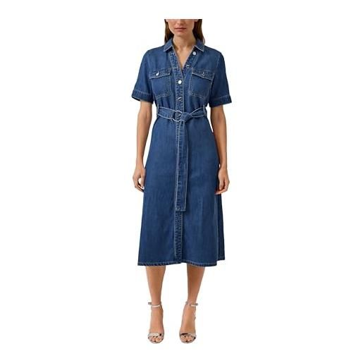 s.Oliver black label 2177137 abito midi jeans, 53z8, 50 donna