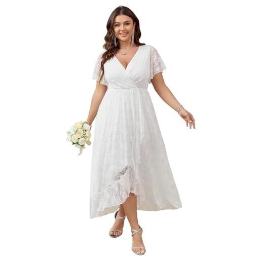 SCOMCHIC vestito da cerimonia da donna, taglie forti