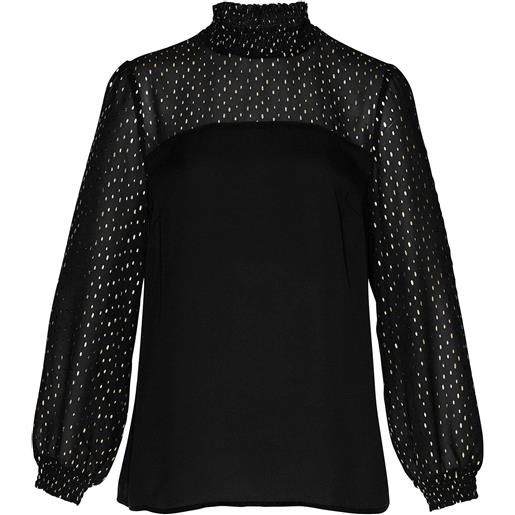 bonprix tunica con inserto smock-nero