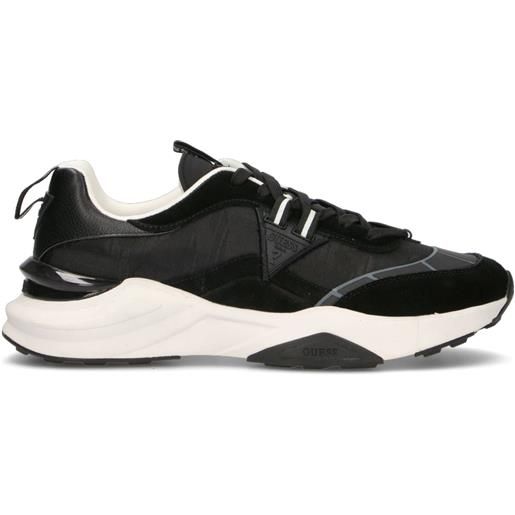 GUESS sneaker uomo nera in suede