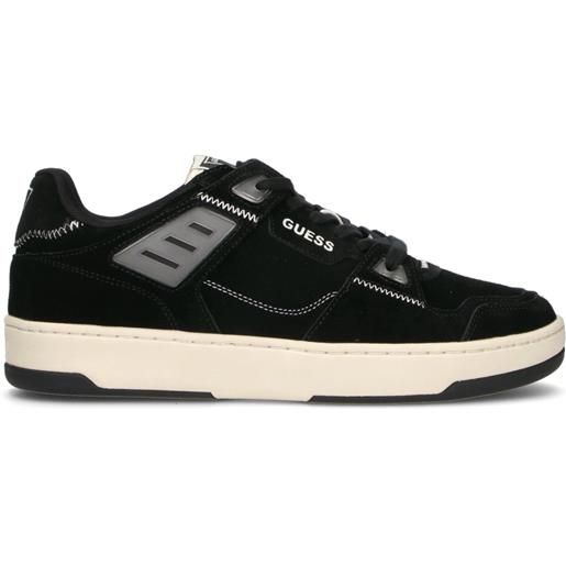GUESS sneaker uomo nera in suede