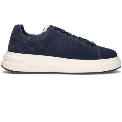 GUESS sneaker uomo blu in suede