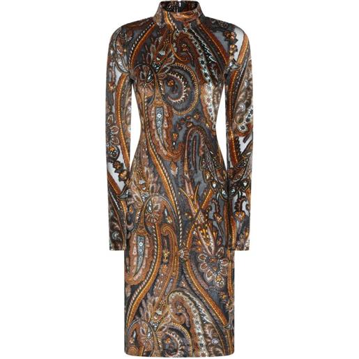 ETRO abito stampa paisley