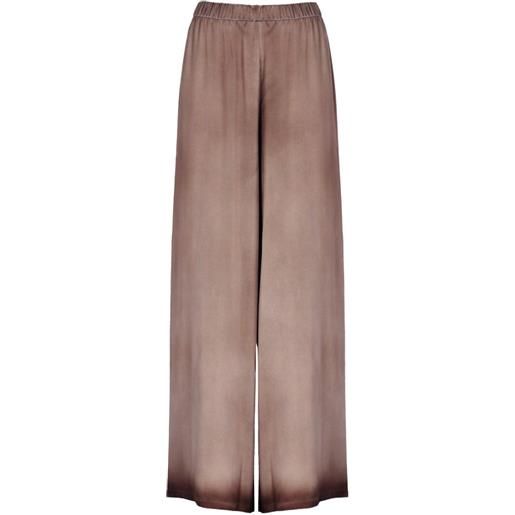 Avant Toi pantaloni in seta - marrone