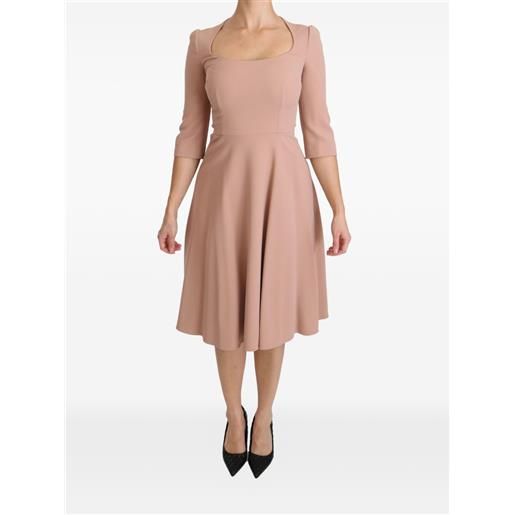 Dolce & Gabbana abito midi svasato - toni neutri