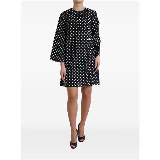 Dolce & Gabbana abito corto a pois - nero