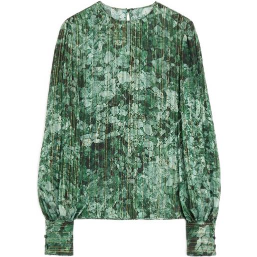 Valentino Garavani top pekin lurex urbs mosaïque - verde