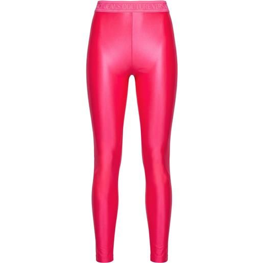 VERSACE JEANS COUTURE - leggings - fucsia