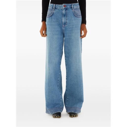 FARM Rio jeans con tasche ricamate - blu