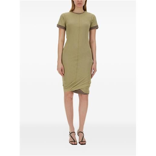 Sportmax abito modello t-shirt memo - verde