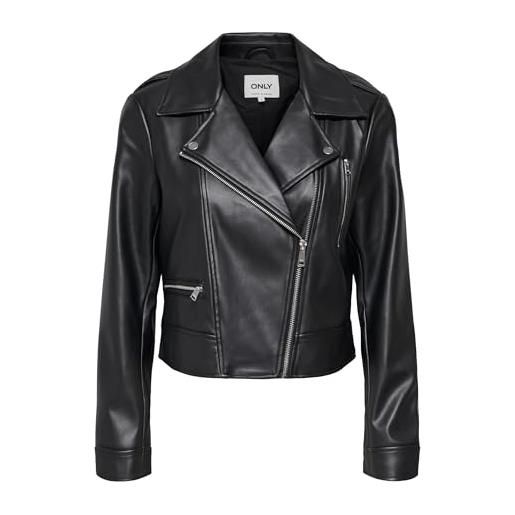 ONLY onlcarmen faux leather biker cc otw onlcarmen - scarpe da motociclista in finta pelle, colore: rosso donna (pacco da 1)