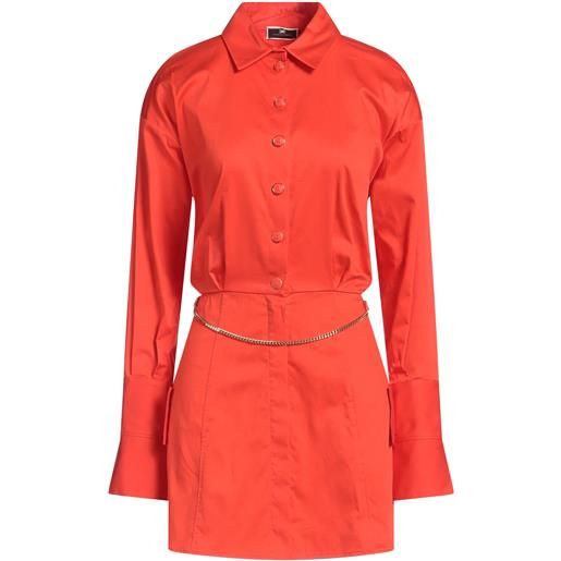 ELISABETTA FRANCHI - vestito chemisier - rosso