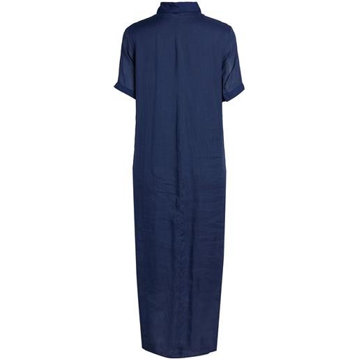EUROPEAN CULTURE - vestito chemisier - blu navy