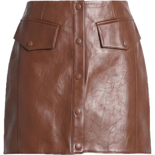 PATRIZIA PEPE - minigonna - cioccolato