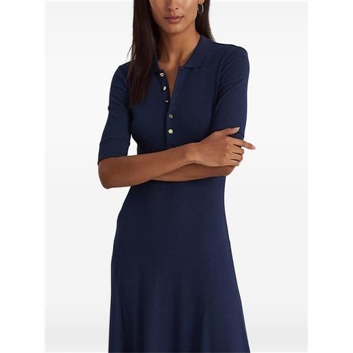 Lauren Ralph Lauren abito con bottoni - blu