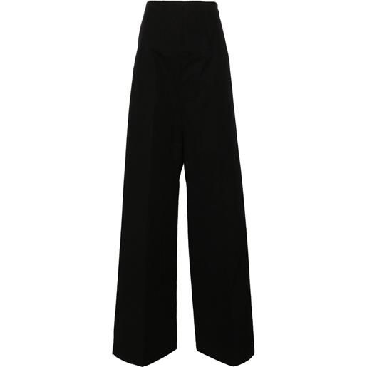 Max Mara pantaloni a gamba ampia - nero