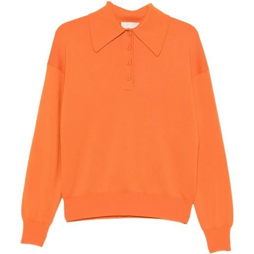 ALEMAIS maglione con applicazione logo - arancione