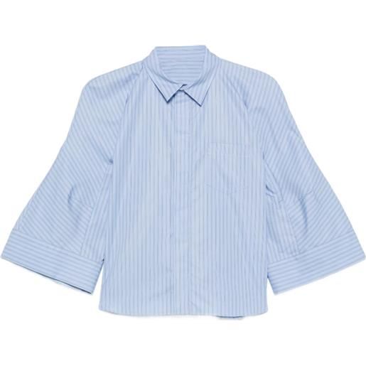 sacai camicia a righe - blu