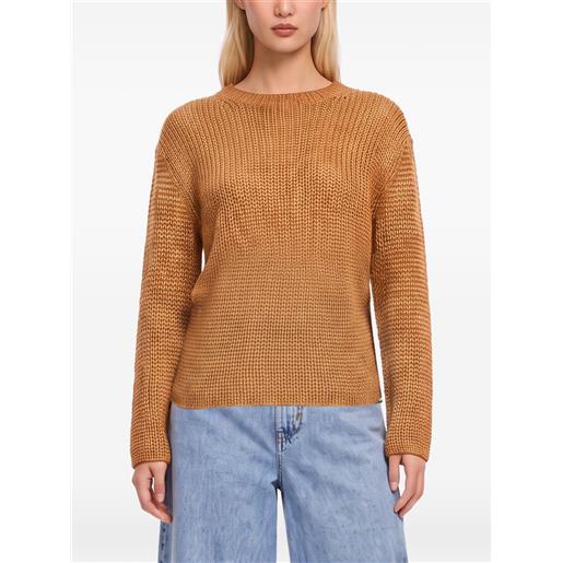 Forte Forte maglione in maglia spessa a maniche lunghe - marrone