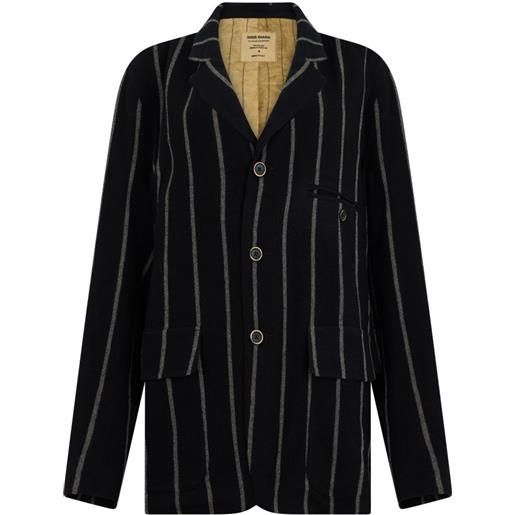 Uma Wang striped virgin-wool blazer - nero