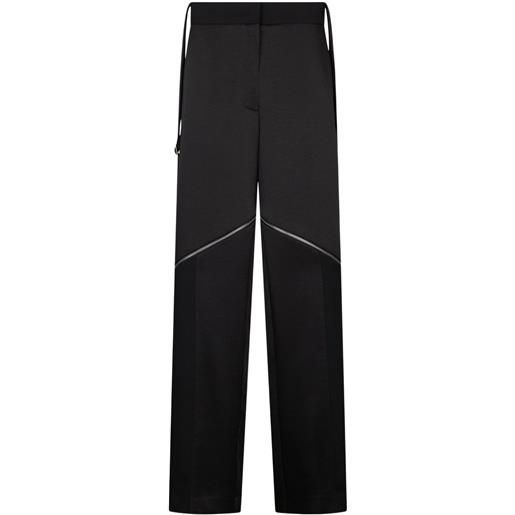 LIU JO pantaloni a gamba ampia - nero