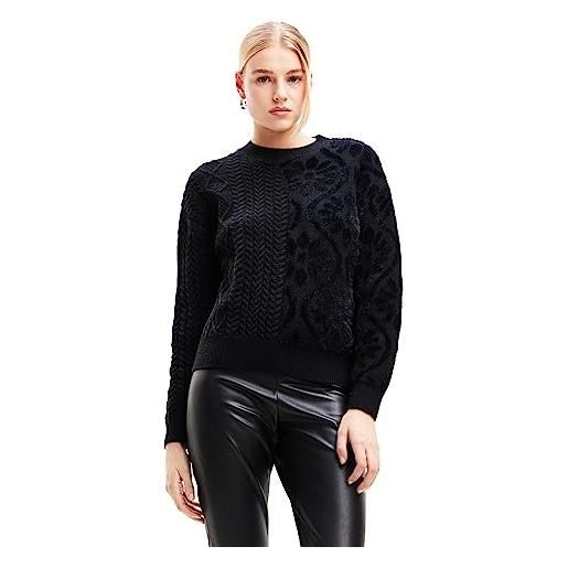 Desigual maglione shasa felpa donna (pacco da 1)
