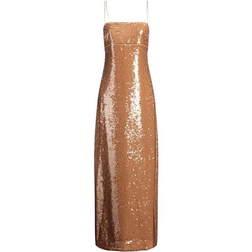 MAX MARA STUDIO - vestito lungo - cammello