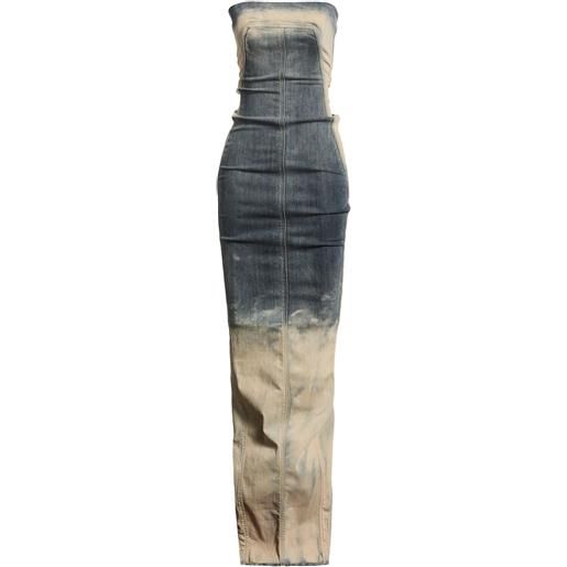 RICK OWENS - tubino - blu