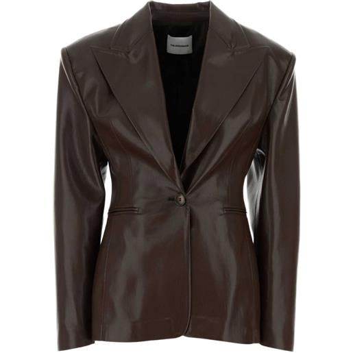 THE ANDAMANE toni single-breasted blazer - marrone