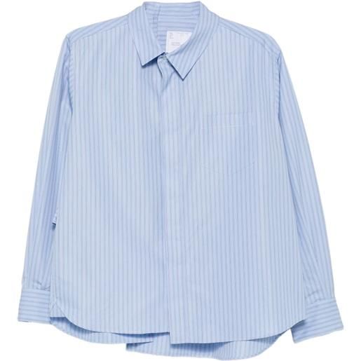 sacai camicia a righe - blu