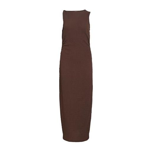 Vila visinne s/l knot midi dress/ka visinne s/l knot midi dress/ka donna (pacco da 1)