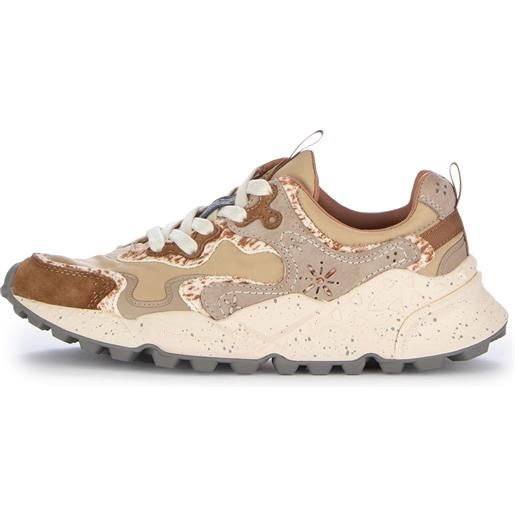 FLOWER MOUNTAIN | sneakers rulis beige marrone