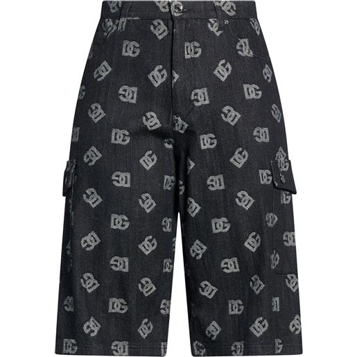 DOLCE&GABBANA - shorts jeans - antracite