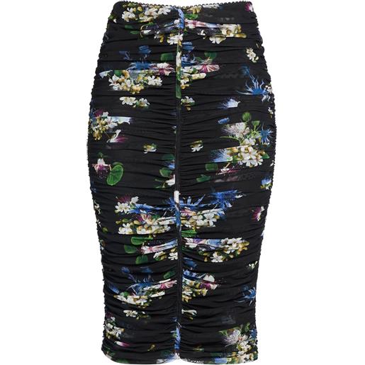 BLUMARINE - gonna midi - nero