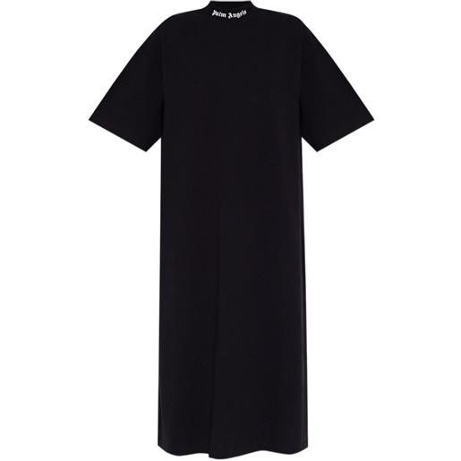 Palm Angels abito midi con stampa - nero