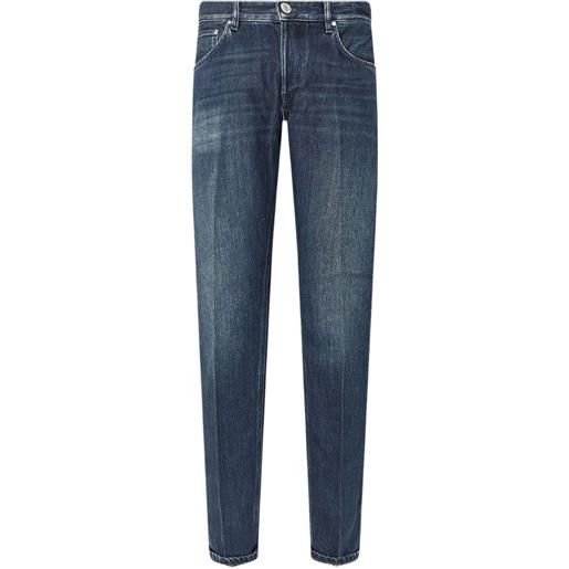PT Torino jeans reggae con pieghe - blu