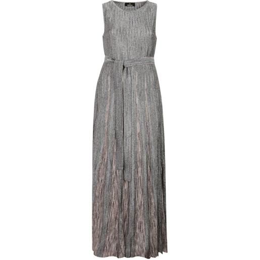Missoni abito lungo con cintura - grigio