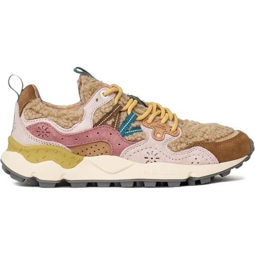 FLOWER MOUNTAIN yamano 3 suede sneakers - toni neutri