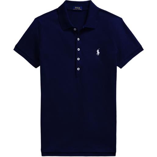 Polo Ralph Lauren polo con logo ricamato - blu