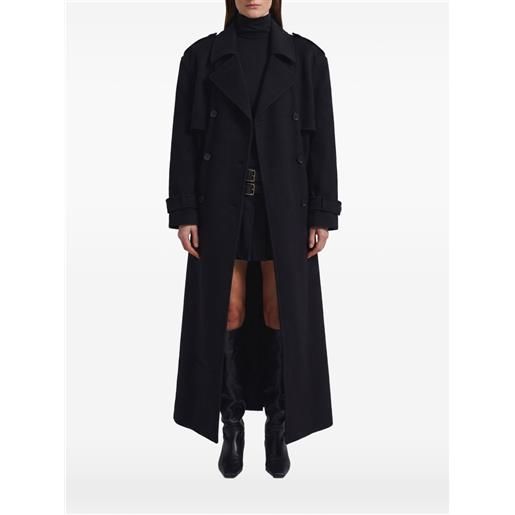The Frankie Shop trench doppiopetto nikola - nero