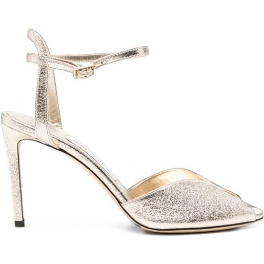 Jimmy Choo sandali sacora 85 metallizzati - oro